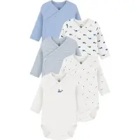 Petit Bateau Bodies m/l - 5 Pack - Variante - - 3 mois - Body M/L