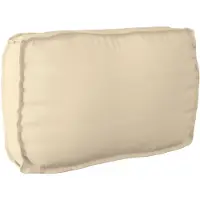 vidaXL Coussin pour dossier de palette Beige 70 x 40 x 12 cm