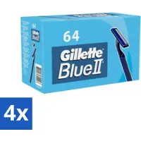 Gillette Blue 2 rasoir jetable - durable et confortable - 64 lames de rasoir - pack avantage - 4 pièces