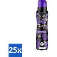 Vogue Charming Parfum Déodorant 150 ml - Pack avantage - 25 pièces