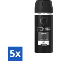 Axe déodorant corps noir 150 ml - Pack avantage - 5 pièces