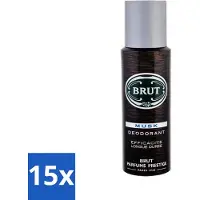 OEM Brut - Déodorant - Spray - Musc - Parfum classique pour homme - 200 ml - Pack avantage - 15 pièces