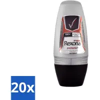 Rexona - Advanced Protection - Deo Roll-on - Antitranspirant - 50 ml - Vorteilspack - 20 Stücke