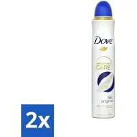 Dove - Déodorant - Spray Advanced Care - Protection fraîche et longue durée - 200 ml - Pack avantage - 2 pièces