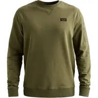 PME Legend Sweat-shirt 'American Classic sweatshirt with flight pocket' vert