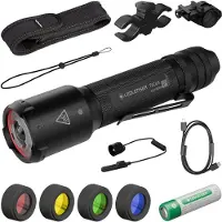 Led Lenser Ledlenser TAC6R Outdoor Set 503294 lampe de poche tactique rechargeable, 2000 lumens