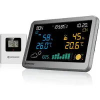 Bresser Weerstation - MeteoTemp TBH - Thermo-/Hygrometer - Antraciet