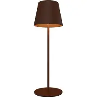LEDVION Lampe de Table LED Rechargeable Marron 2700K-5000K IP54