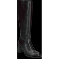 Wonders pour femme. I-9220_5716_5792 Bottes en Cuir Rivet 20 Noir (38), 5 à 8 cm, Fermeture éclair, Casuel, Classique