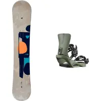 K2 Snowboard - Packs (snowboard + fix) - Snowboard all-mountain - Pack Chloro 2026 en Bois - Gris