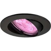 LEDVION spot encastrable LED rond noir RGB dimmable WiFi