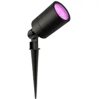 LEDVION LED Extérieur Spot IP65 4,9W GU10 RGB dimmable piquet