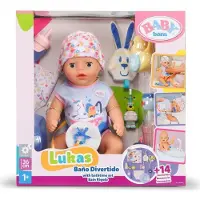 Mga Baby Born Lukas Fun Bath 36 Cm Poupée Multicolore One Size