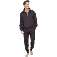 Pastunette Tenue d'intérieur '- Men - Homesuit - Urban Essence - Cotton Terry' brun foncé