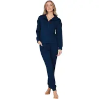 Pastunette Tenue d'intérieur 'Premium - Blue Mirage' bleu / bleu foncé