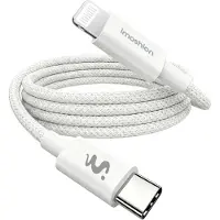 IMoshion Câble tressé USB-C vers Lightning, 30W, 2 mètres, blanc ()