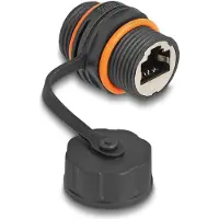 DeLOCK 88145 Kabelverbinder RJ45 Buchse zu RJ45 Buchse Wasserdicht