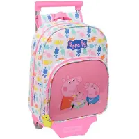 Safta Sac à Dos à Roulettes Peppa Pig 10l 26x34x11 Cm