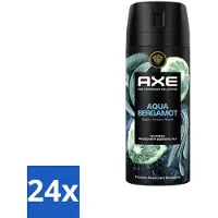 OEM Axe Déodorant Body Spray Aqua Bergamote 150 ml - Pack avantage - 24 pièces
