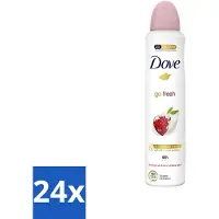 Dove - Déodorant - Spray Go Fresh - Grenade - Parfum fruité - 250 ml - Pack avantage - 24 pièces