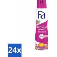 Fa Pflege Fa Déodorant Spray Throwback Moments 150 ml - Pack avantage - 24 pièces
