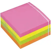 Tartan Post-it Wrfel, 76 x 76 mm, couleurs assorties (76 x 76 mm)