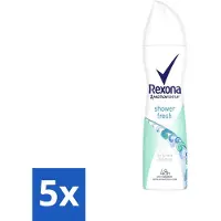 Rexona - Shower Fresh - Déodorant en spray - Antitranspirant - 150 ml - Pack Avantage - 5 pièces
