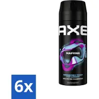 Axe - Déodorant Spray Corps - 100% Fragrance Fraîche - Marine - Brise de Mer & Sauge - 150 ml - Pack Avantage - 6 pièces