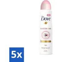 Dove - Déodorant - Spray Invisible Care - Protection invisible - 250 ml - Pack avantage - 5 pièces