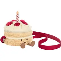 Jellycat Sac à Bandoulière - 15x13 cm - Anniversaire d'Armuseabl - - UneTaille - Sac à Bandoulière