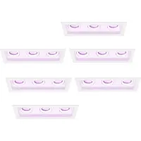 LEDVION lot de 6 spot encastrable LED blanc 4.9W RGB CCT dimmable