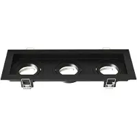 LEDVION spot encastrable LED noir douille GU10 dimmable