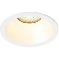 LEDVION spot encastrable LED rond blanc douille GU10 3W blanc chaud