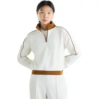 New Balance Sport Legacy Femme - Vestes Zippees, Beige - Taille S - Jersey de coton