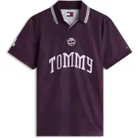 Tommy Hilfiger T-Shirt 'Heritage' bleu clair / aubergine / mûre / blanc