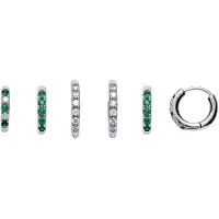U.S. POLO ASSN. Boucles d'oreilles 'Helen' vert