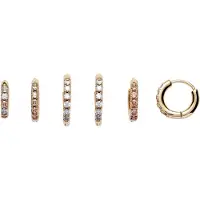 U.S. POLO ASSN. Boucles d'oreilles 'Helen' champagne
