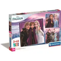 Clementoni , le Puzzle européen Made in Italie Puzzle 3 Puzzles - La Reine Des Neiges - 26 à 50 pièces