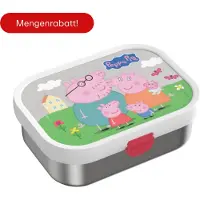 Top 1 Toys Edelstahl-Lunchbox Gabel Campus Peppa Pig, Lunch box, Rose