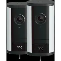 Ring Spotlight Cam Pro 2e Génération Filaire Noir Lot de 2