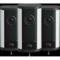 Ring Spotlight Cam Pro 2e Génération Filaire Noir Lot de 3