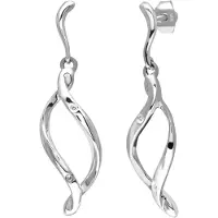 Diamant L'Eternel Boucles d'oreilles 'Ohrhänger aus 375 Weißgold mit 0.15 Karat Diamant' argent
