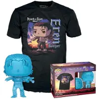Funko POP! Attack On Titan Eren Figure And Short Sleeve T-shirt Bleu,Noir M Enfants