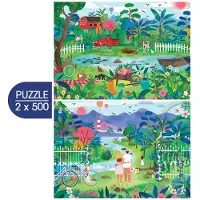 Pieces & Peace Puzzle 2 Puzzles - Ode au Printemps - 500 à 999 pièces