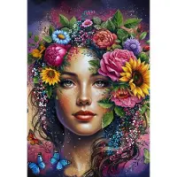 Alipson Puzzle Puzzle Blooming Lady - 1000 pièces