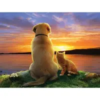 Sunsout Puzzle Pièces XXL - As the Sun Sets - 200 à 499 pièces