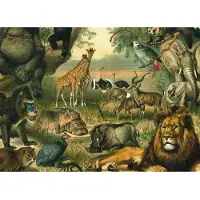 Kiub Puzzle Animaux Savane - 1000 pièces