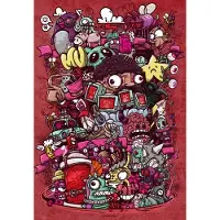 Grafika Puzzle Illustrated Deliriums 1000 pièces Jouet en carton