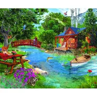 Sunsout Puzzle Simple Pleasures - 1000 Teile Jigsaw Multicolor