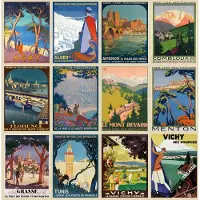 Grafika GRAPHIQUE : Puzzles carrés de Roger Broders, 1 000 pièces